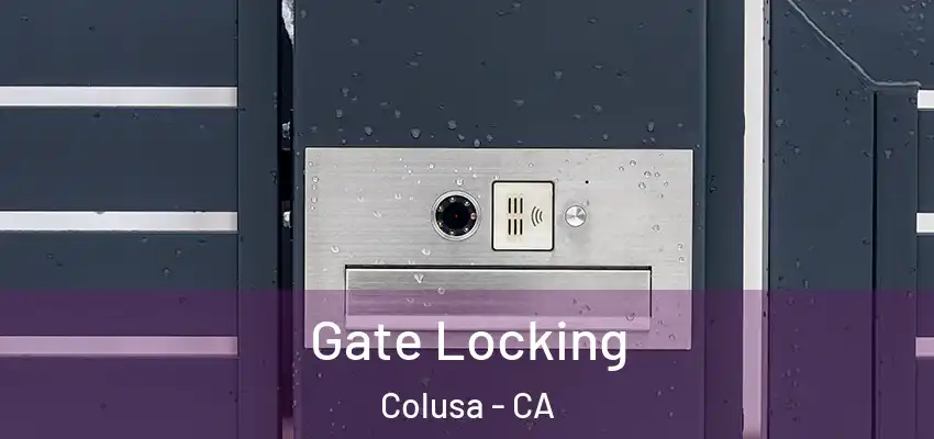  Gate Locking Colusa - CA